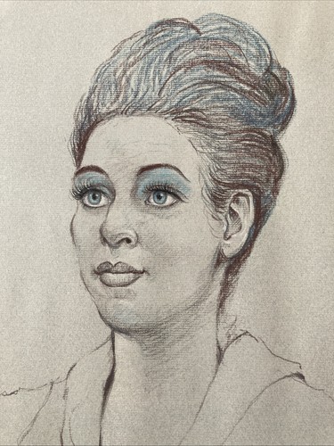 Vintage lady portrait - lady,