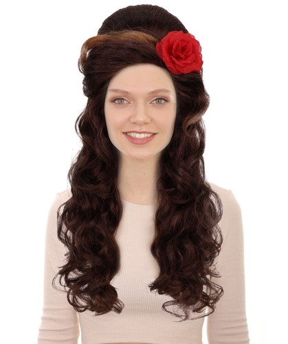 Women retro brown - retro, beehive