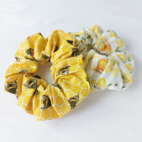 Honey bee hair scrunchie - hair, |
